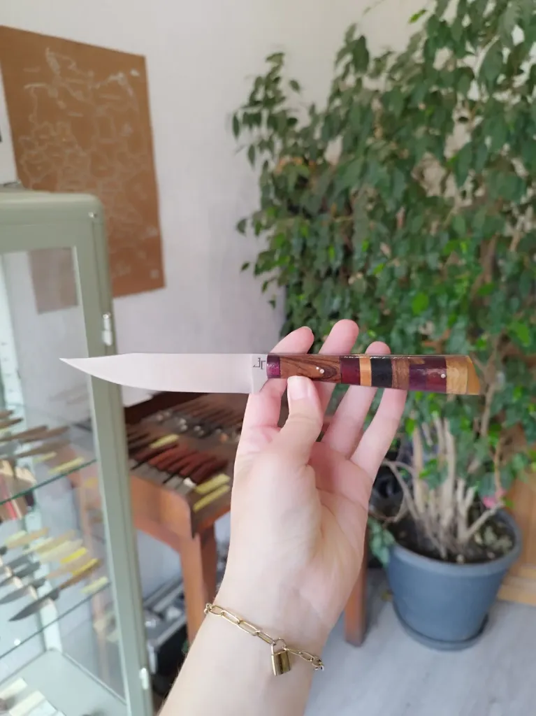 Couteau de table en multi matériaux