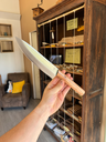 Grand couteau de cuisine en pommier Normand